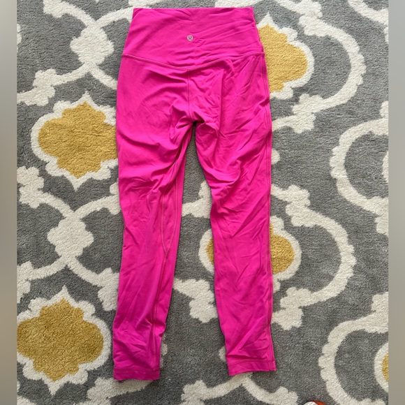 Lululemon Sonic Pink Align Leggings 28 inch Size 4 - Picture 4 of 8